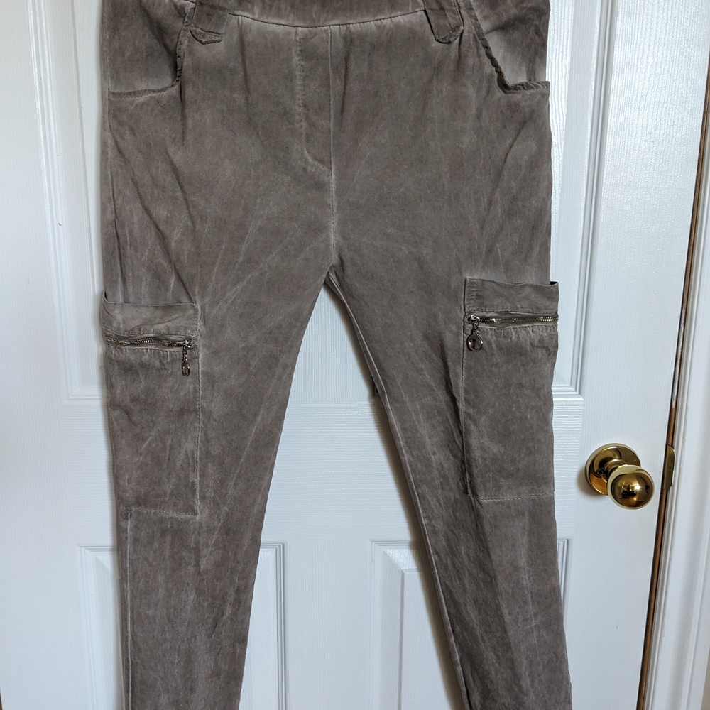 Stylish Gray Women's Cargo Pants